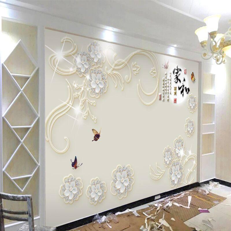 「圖」集成墻面板3d5d立體電視墻裝飾客廳背景墻 竹木纖.